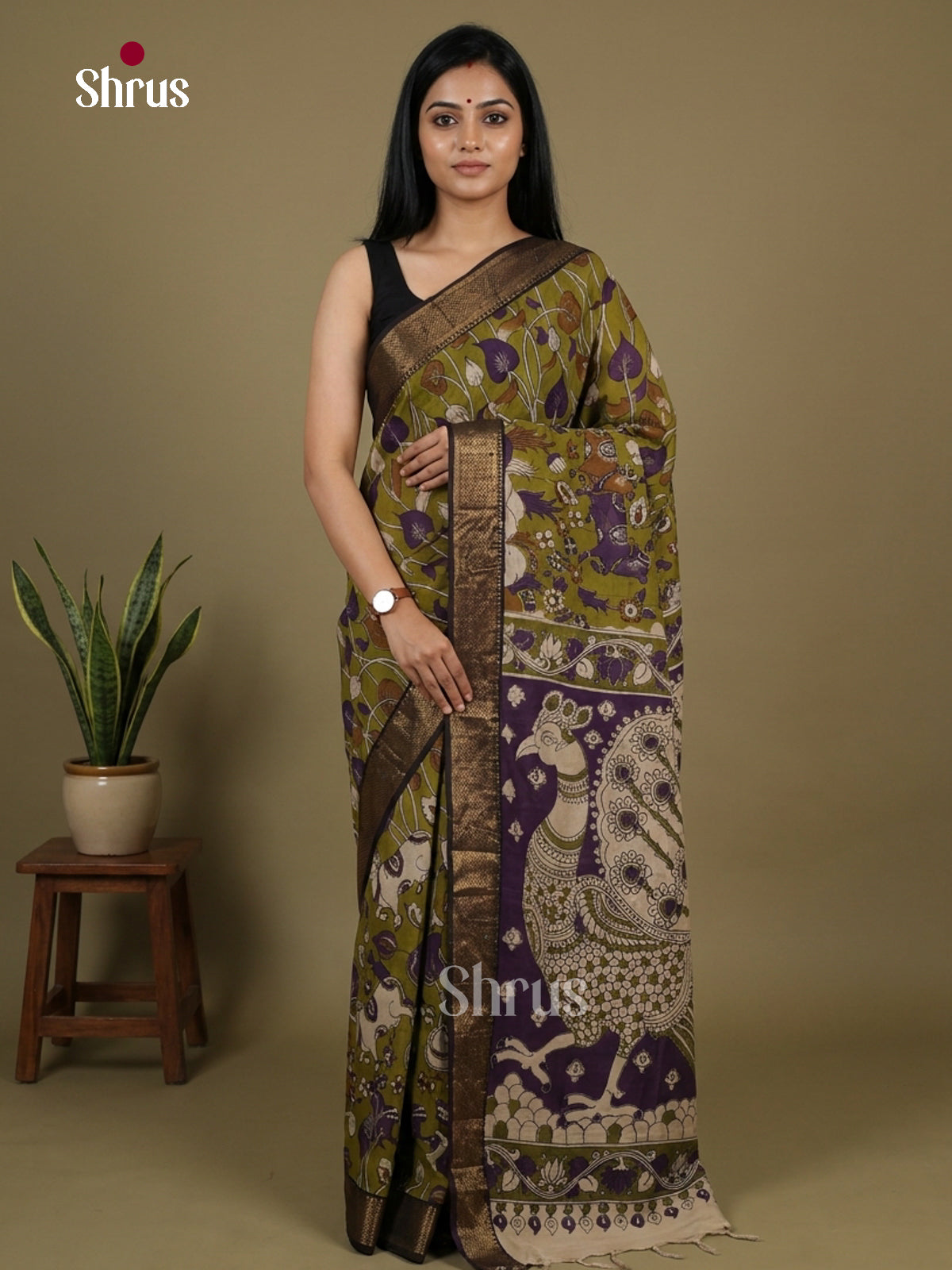 chennur-kalamkari Saree - EI07453