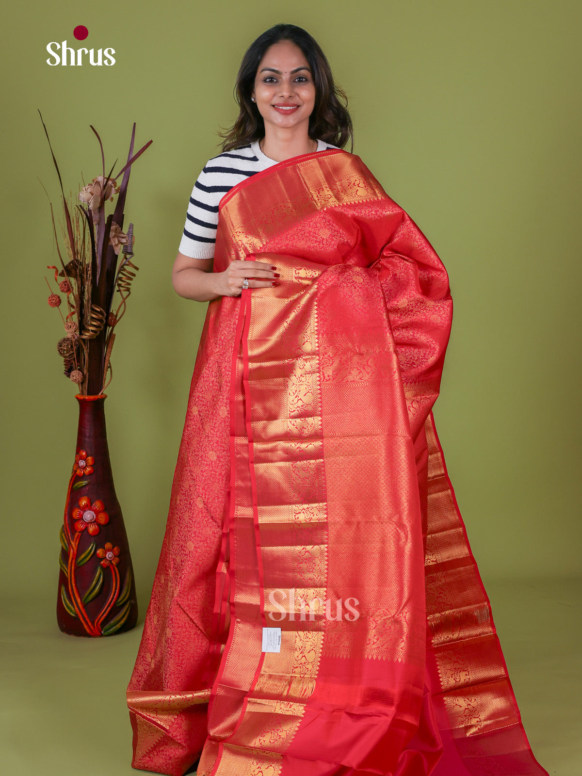 Kanchipuram silk Saree - EI08002