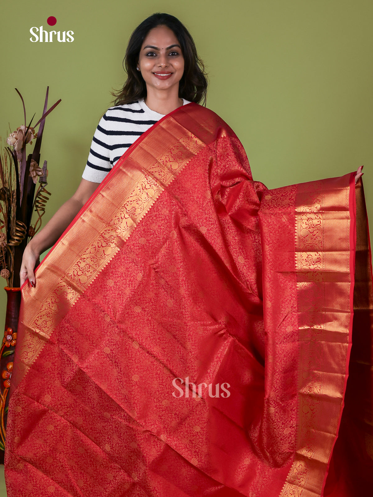 Kanchipuram silk Saree - EI08002