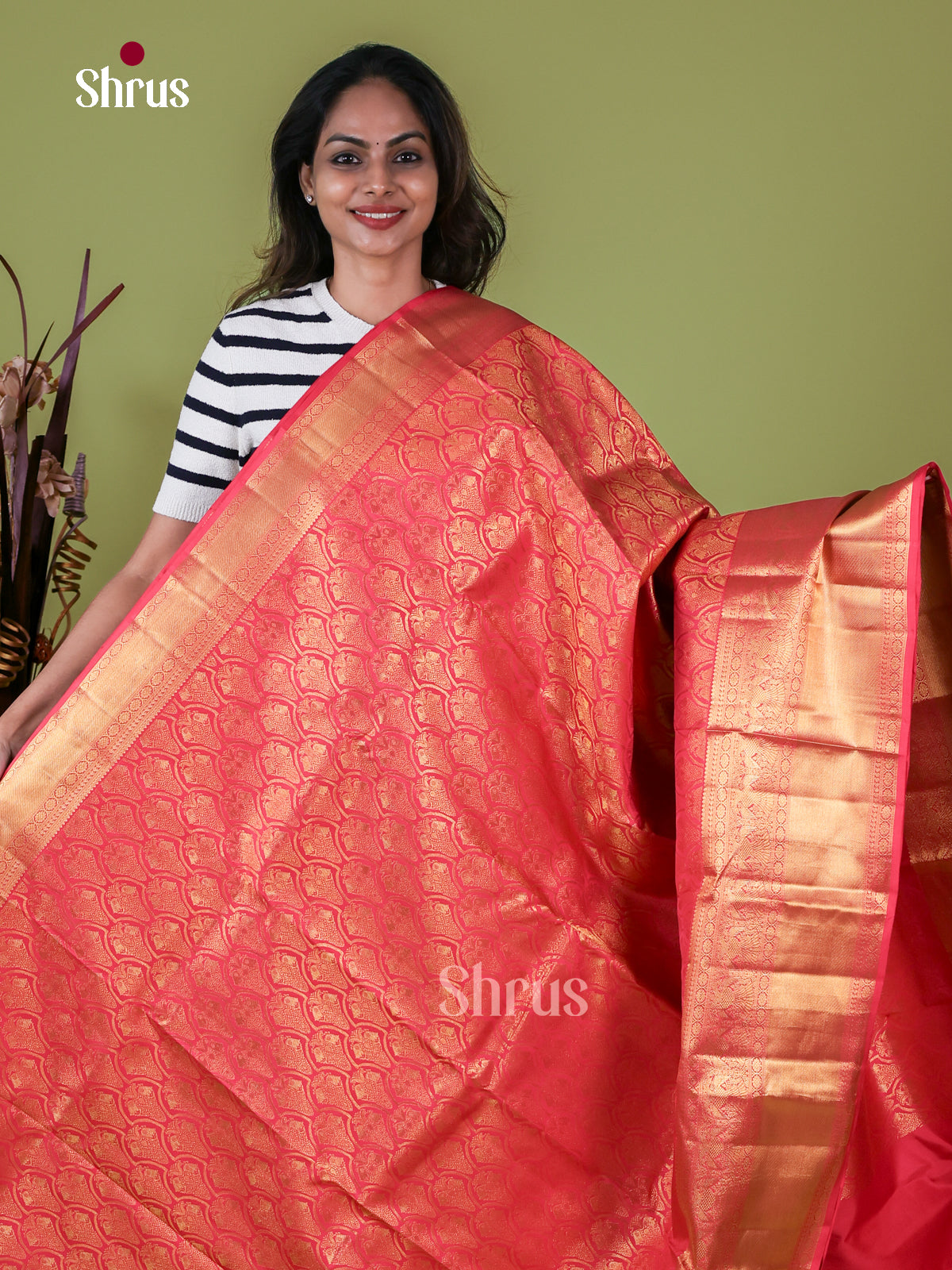 Kanchipuram silk Saree - EI08003