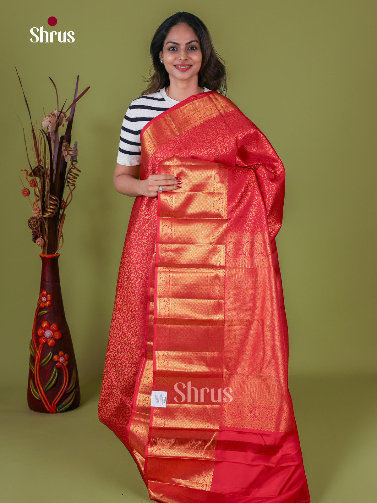 Kanchipuram silk Saree - EI08004