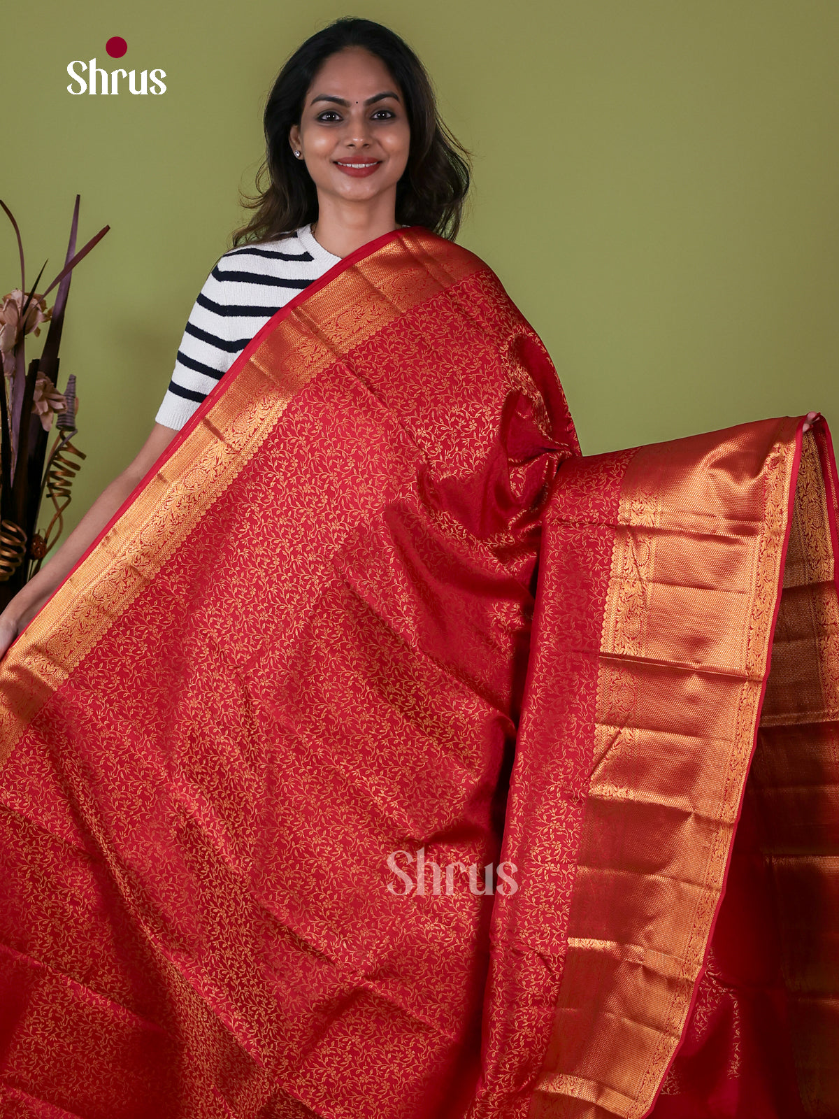 Kanchipuram silk Saree - EI08004