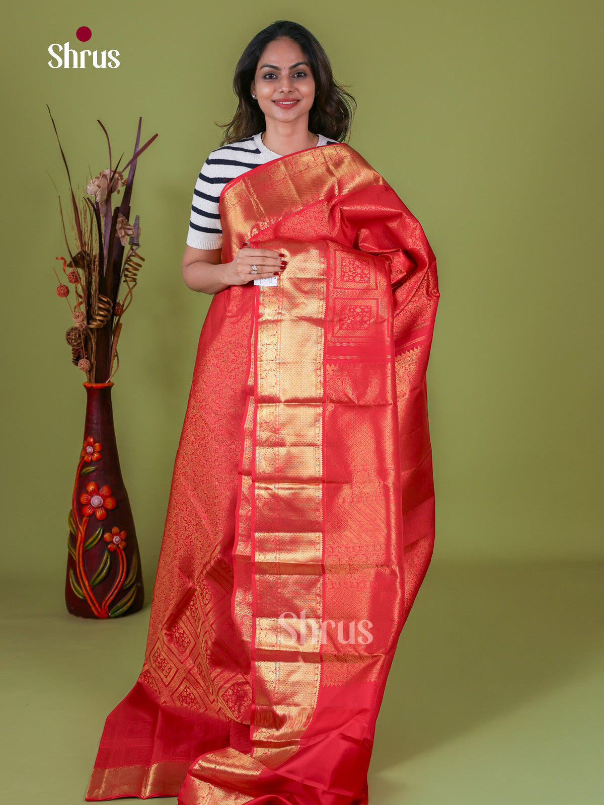 Kanchipuram silk Saree - EI08005