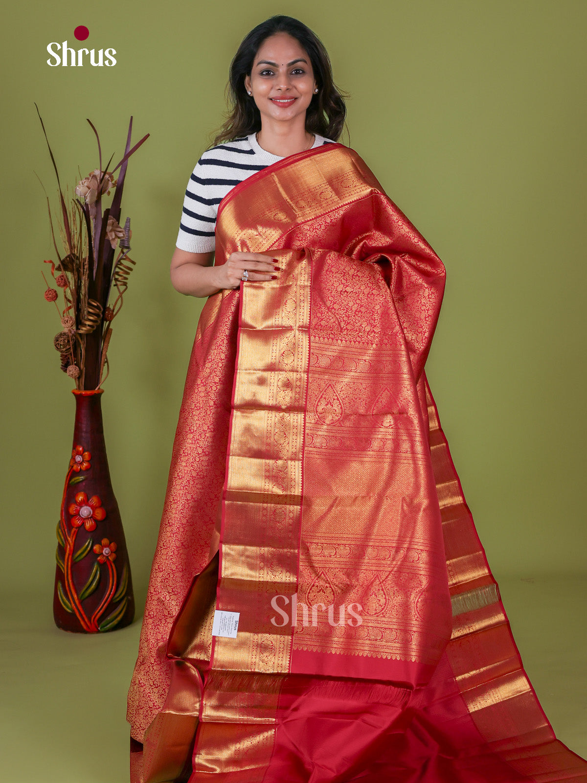 Kanchipuram silk Saree - EI08006