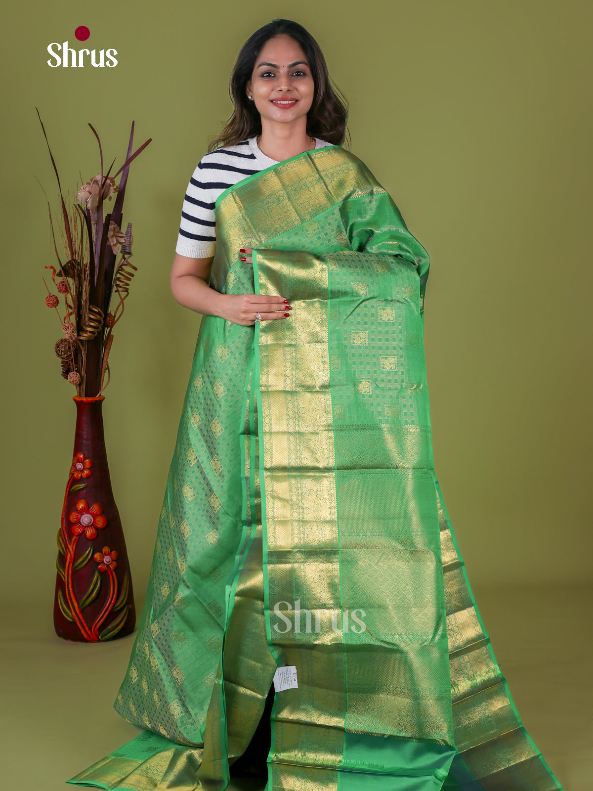 Kanchipuram silk Saree - EI08007