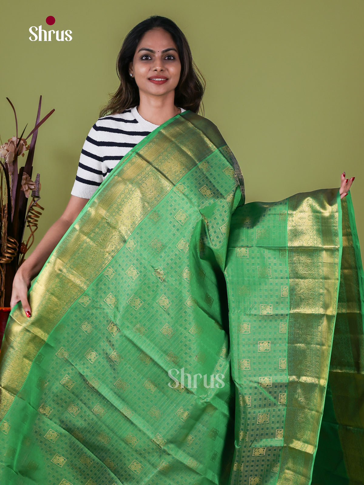 Kanchipuram silk Saree - EI08007