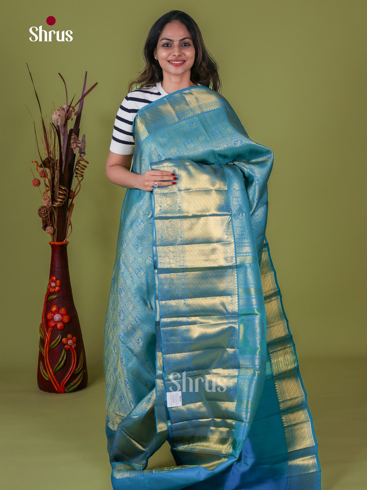 Kanchipuram silk Saree - EI08010