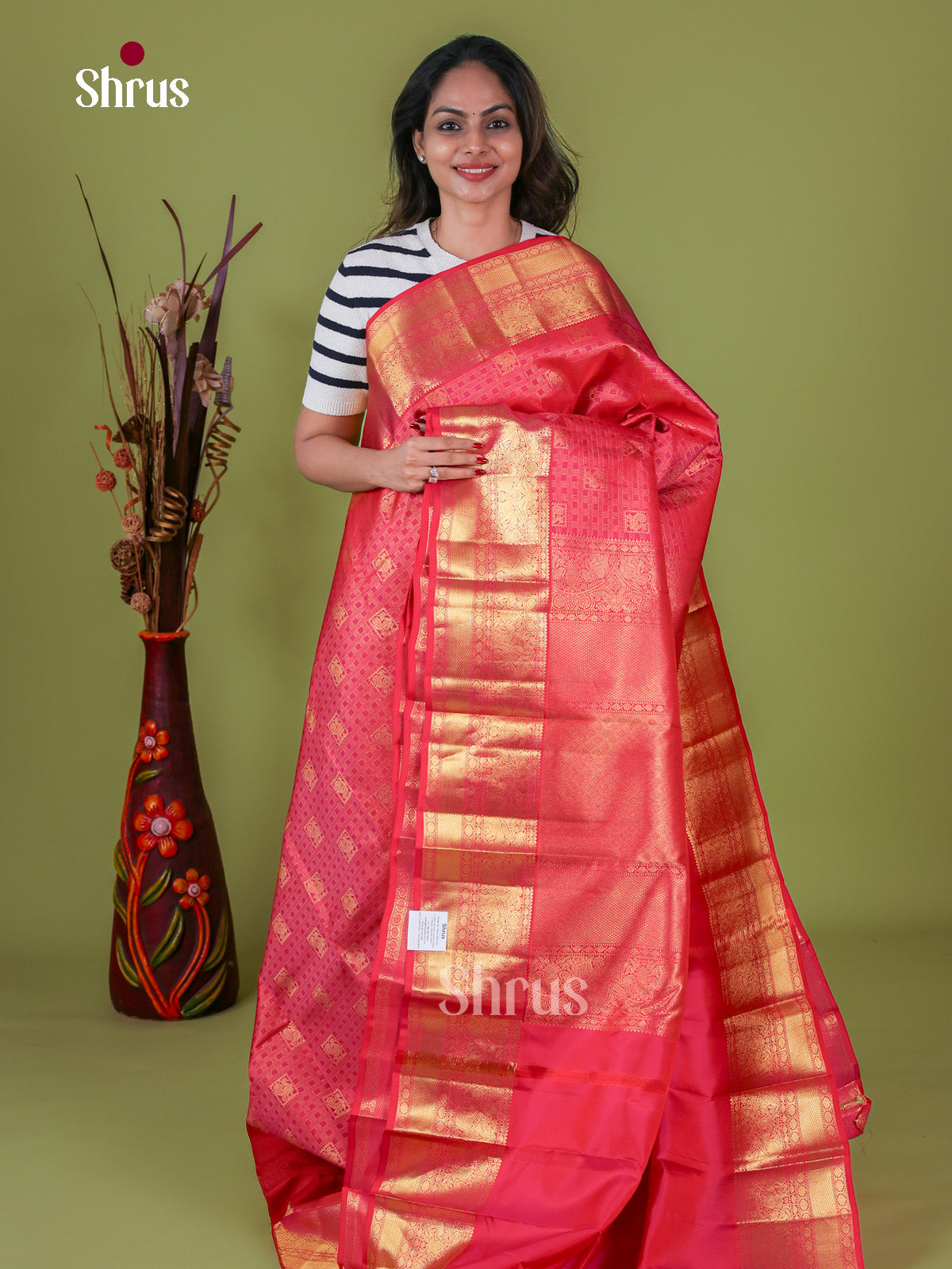 Kanchipuram silk Saree - EI08015