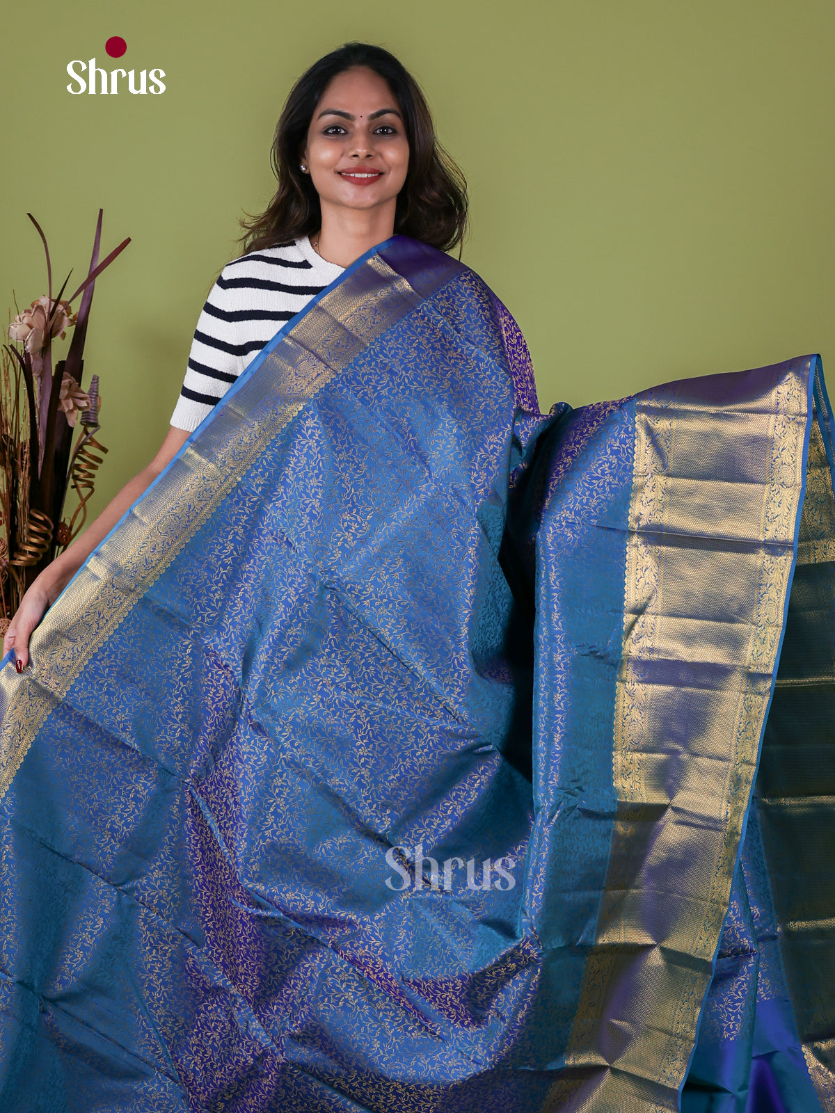 Kanchipuram silk Saree - EI08016