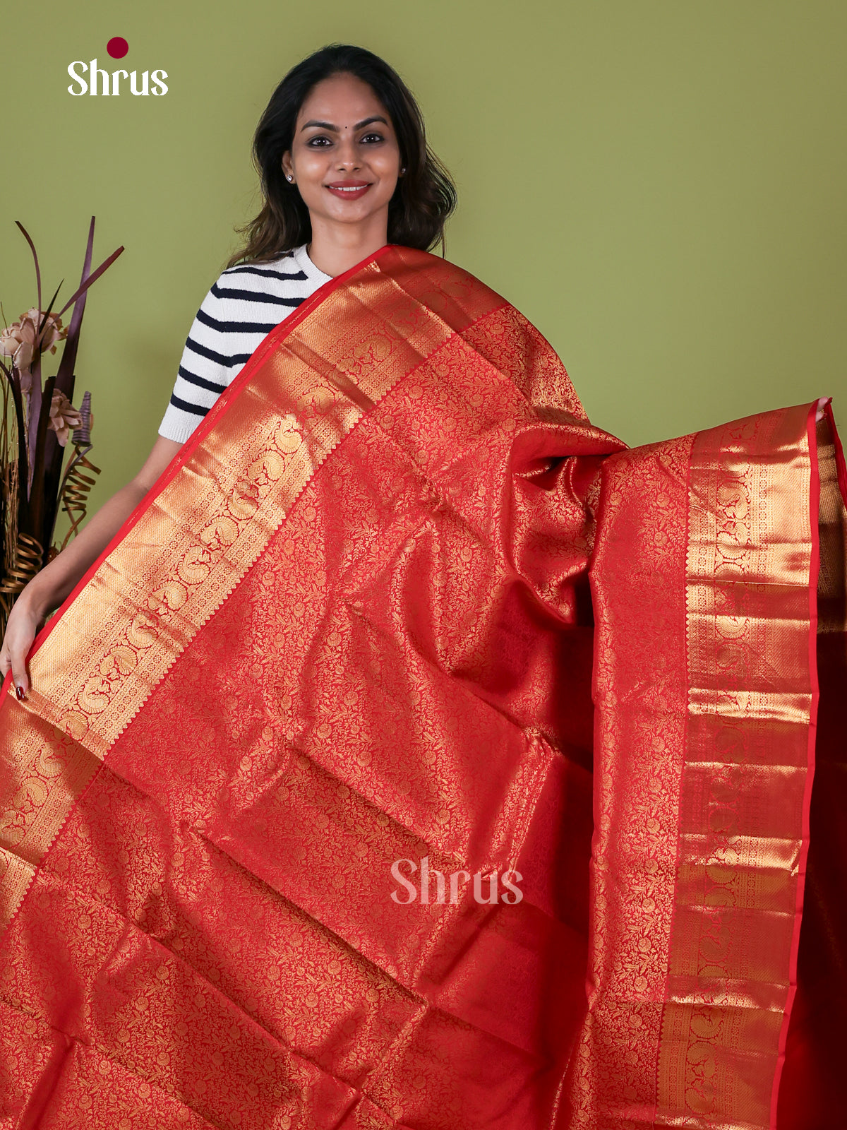 Kanchipuram silk Saree - EI08019