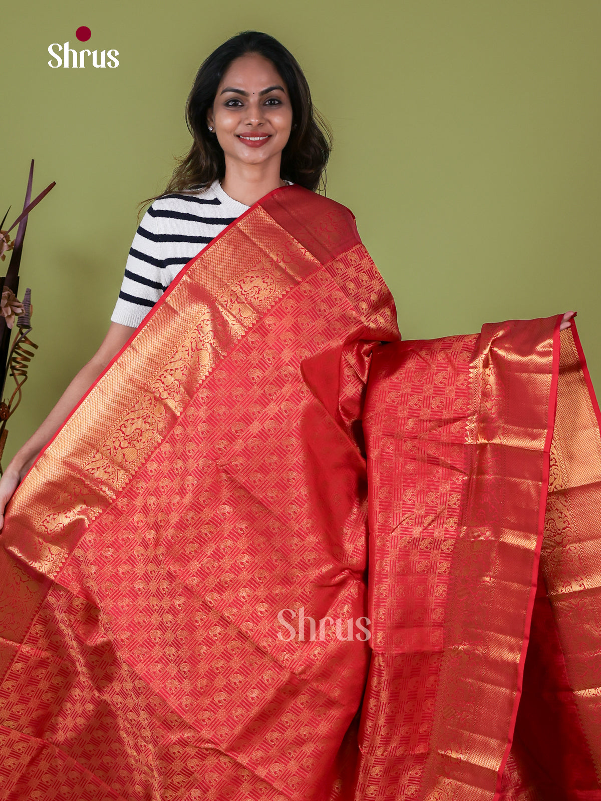 Kanchipuram silk Saree - EI08020