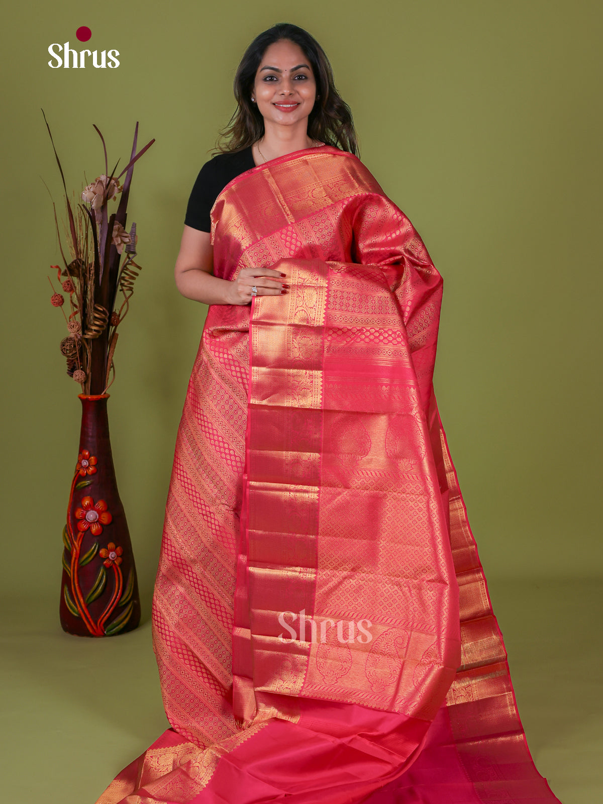 Kanchipuram silk Saree - EI08022