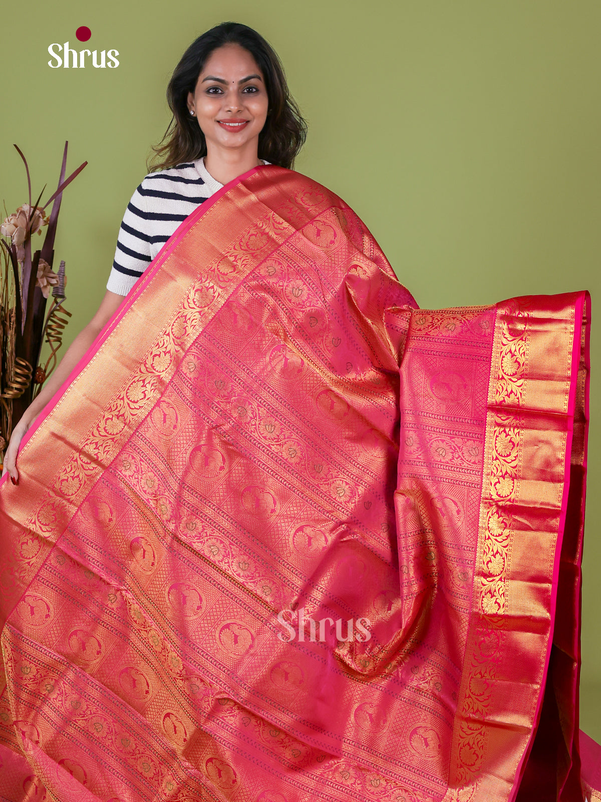 Kanchipuram silk Saree - EI08025