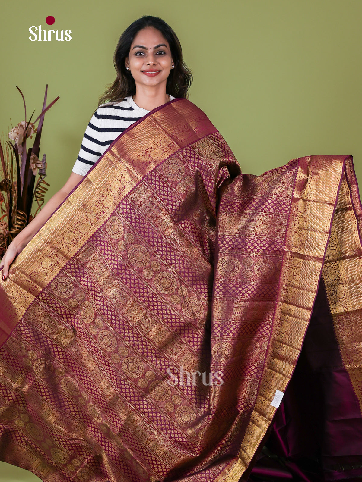 Kanchipuram silk Saree - EI08032