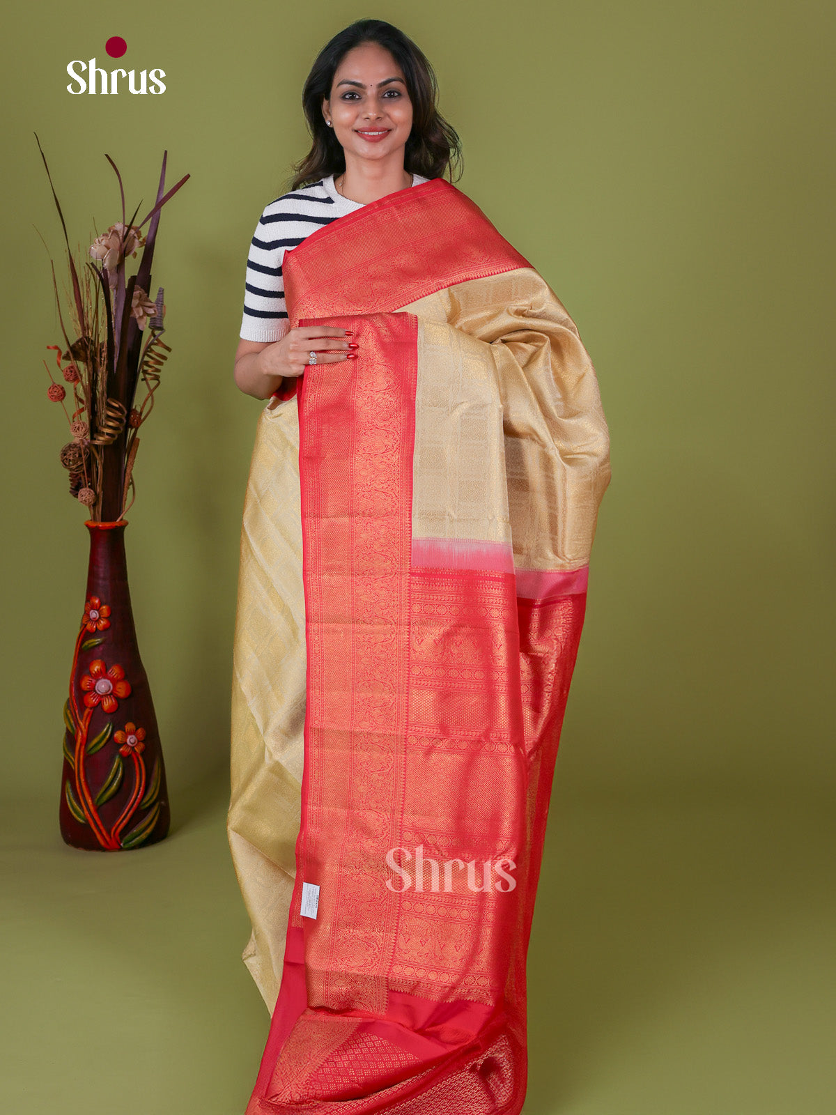 Kanchipuram silk Saree - EI08112