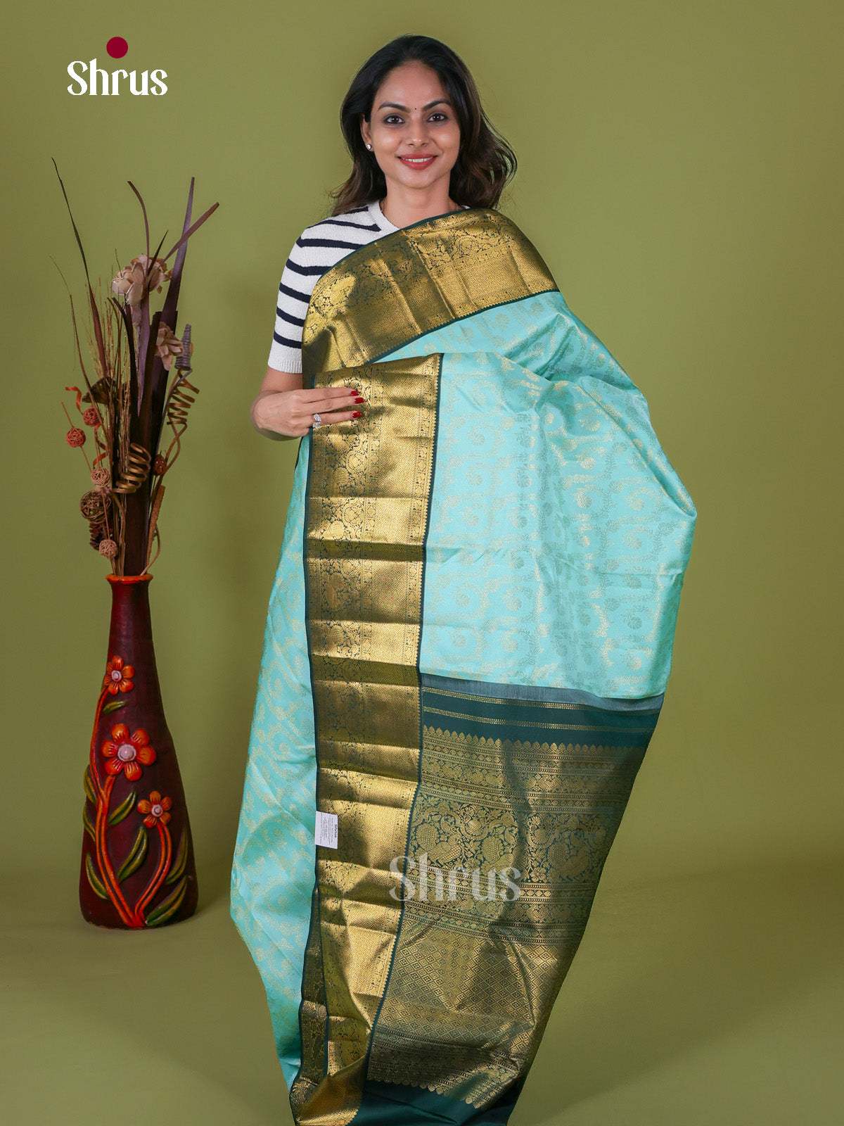 Kanchipuram silk Saree - EI08118
