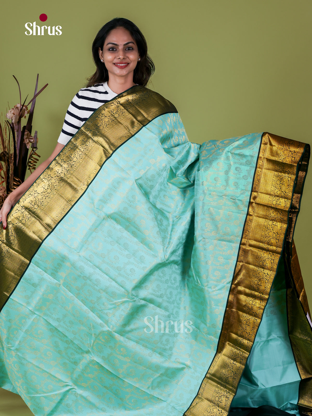 Kanchipuram silk Saree - EI08118