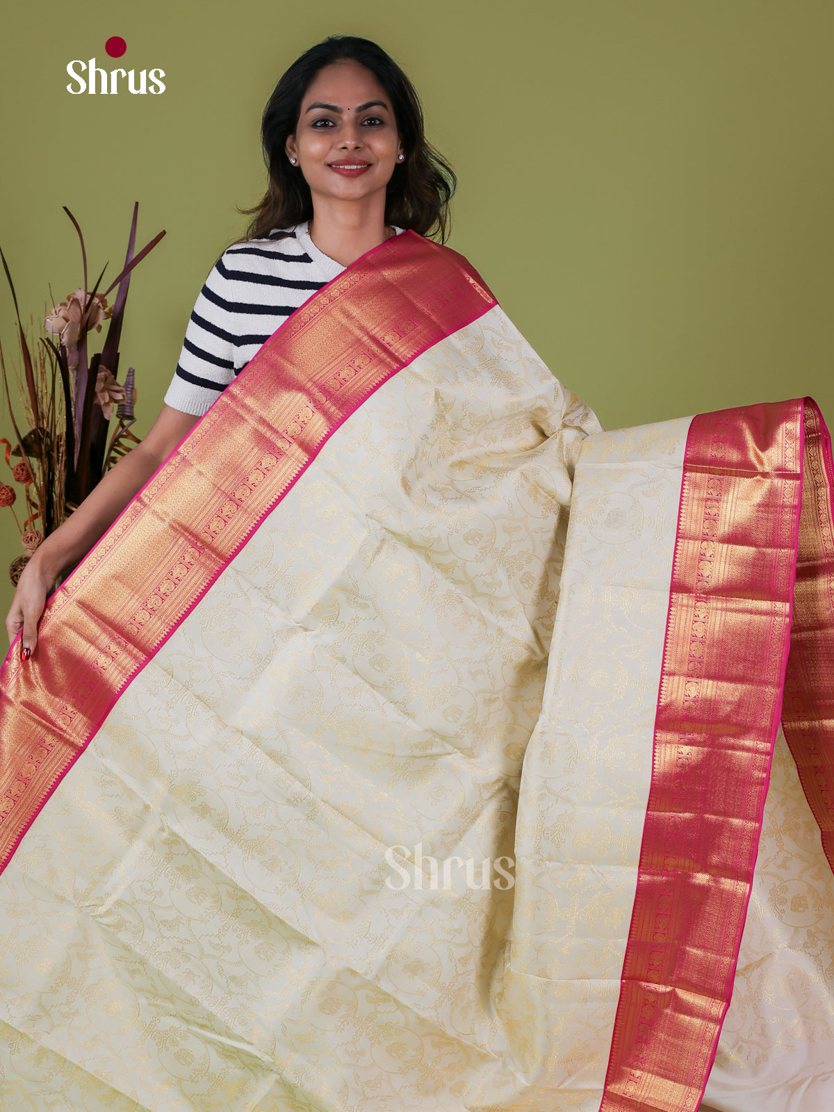 Kanchipuram silk Saree - EI08123
