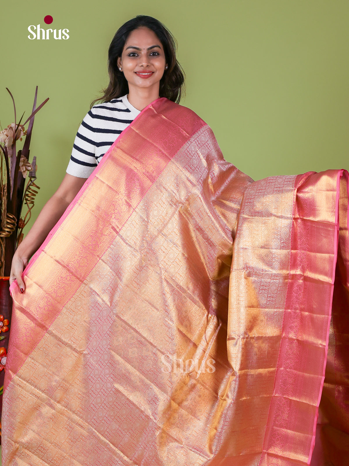 Kanchipuram silk Saree - EI08161