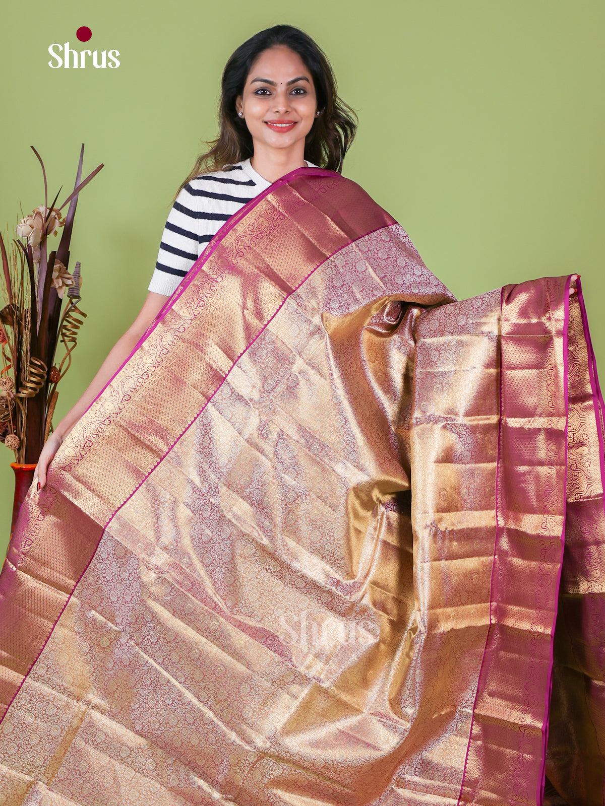 Kanchipuram silk Saree - EI08162