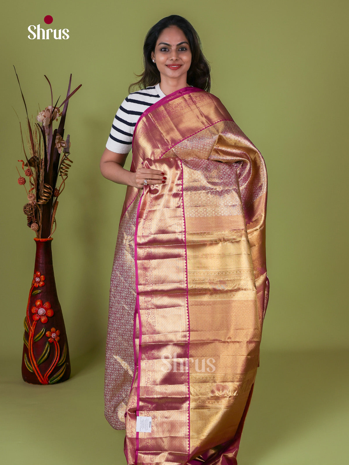 Kanchipuram silk Saree - EI08164