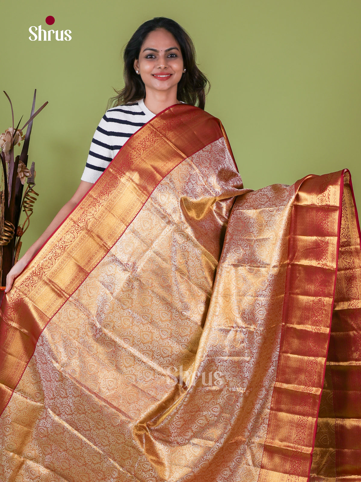 Kanchipuram silk Saree - EI08173