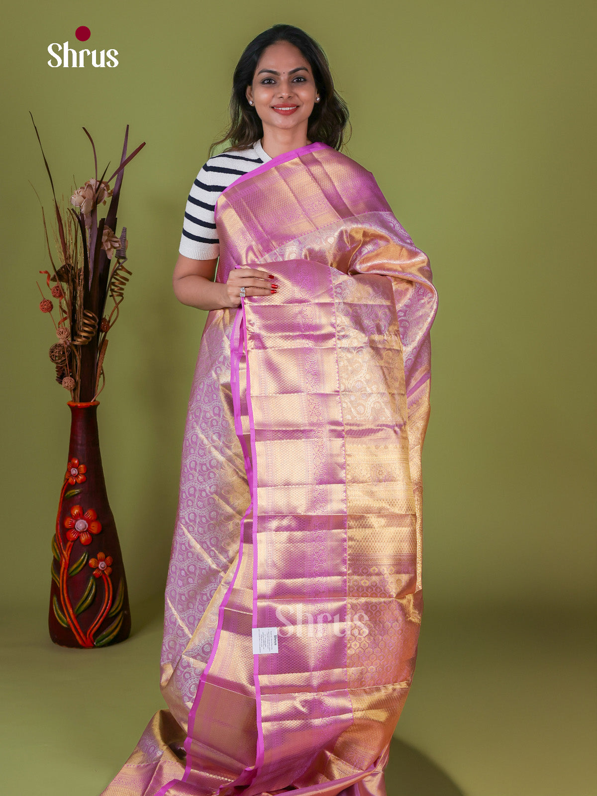 Kanchipuram silk Saree - EI08178