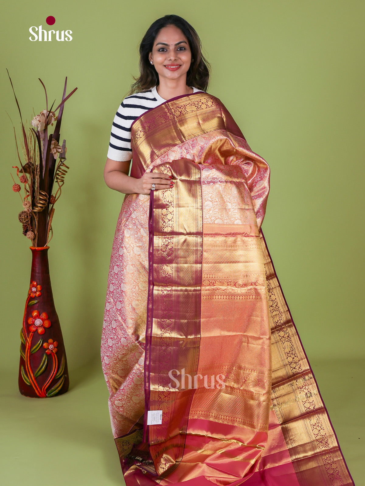 Kanchipuram silk Saree - EI08180