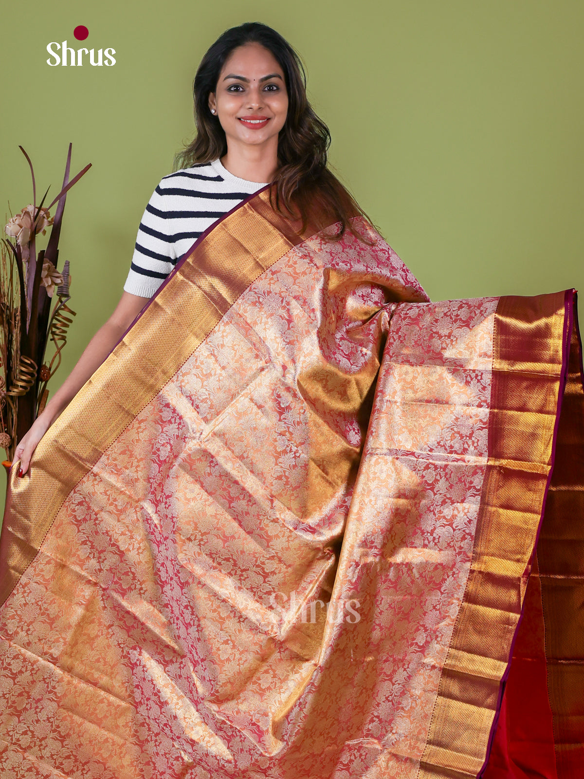 Kanchipuram silk Saree - EI08182