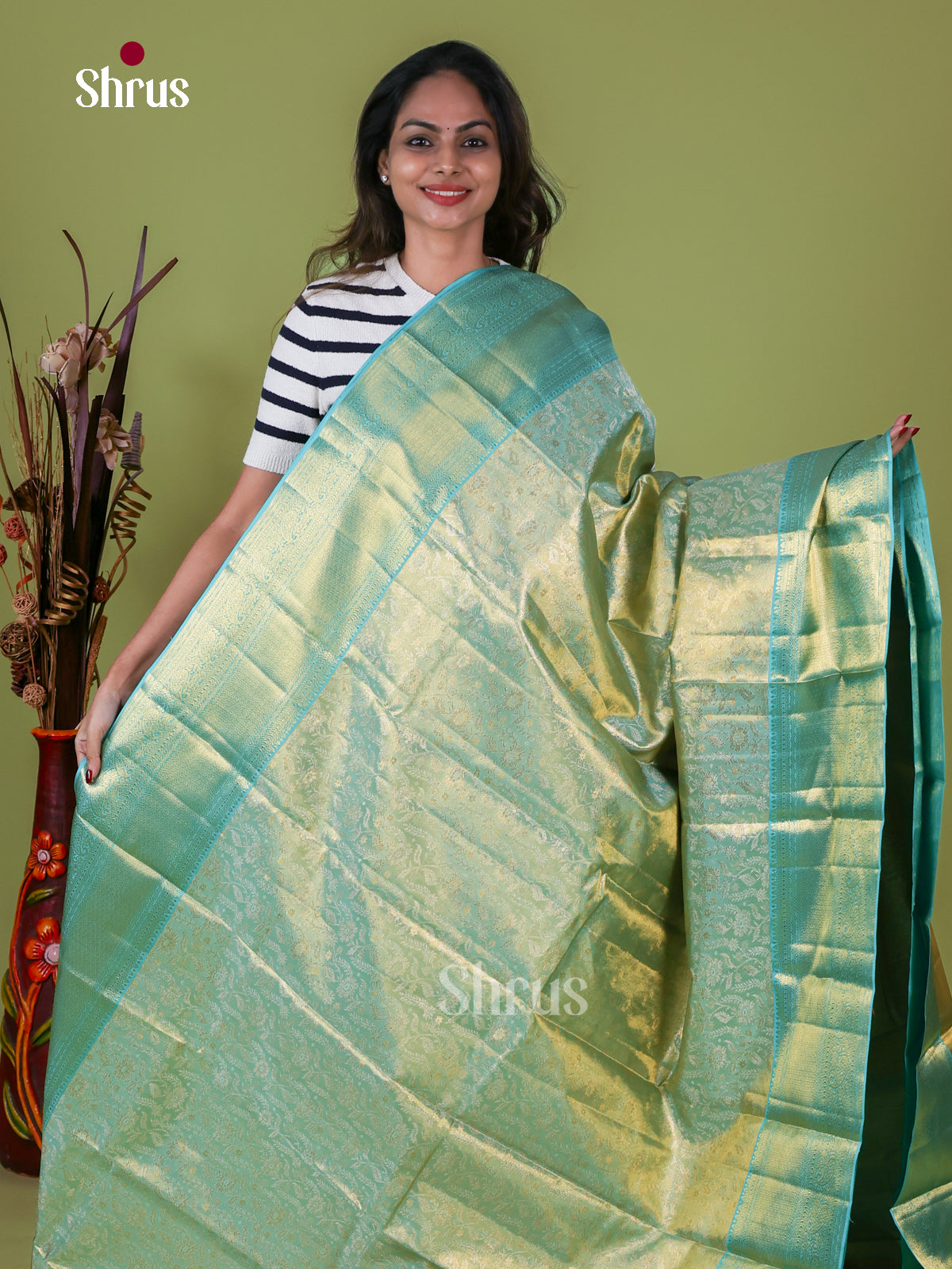 Kanchipuram silk Saree - EI08183