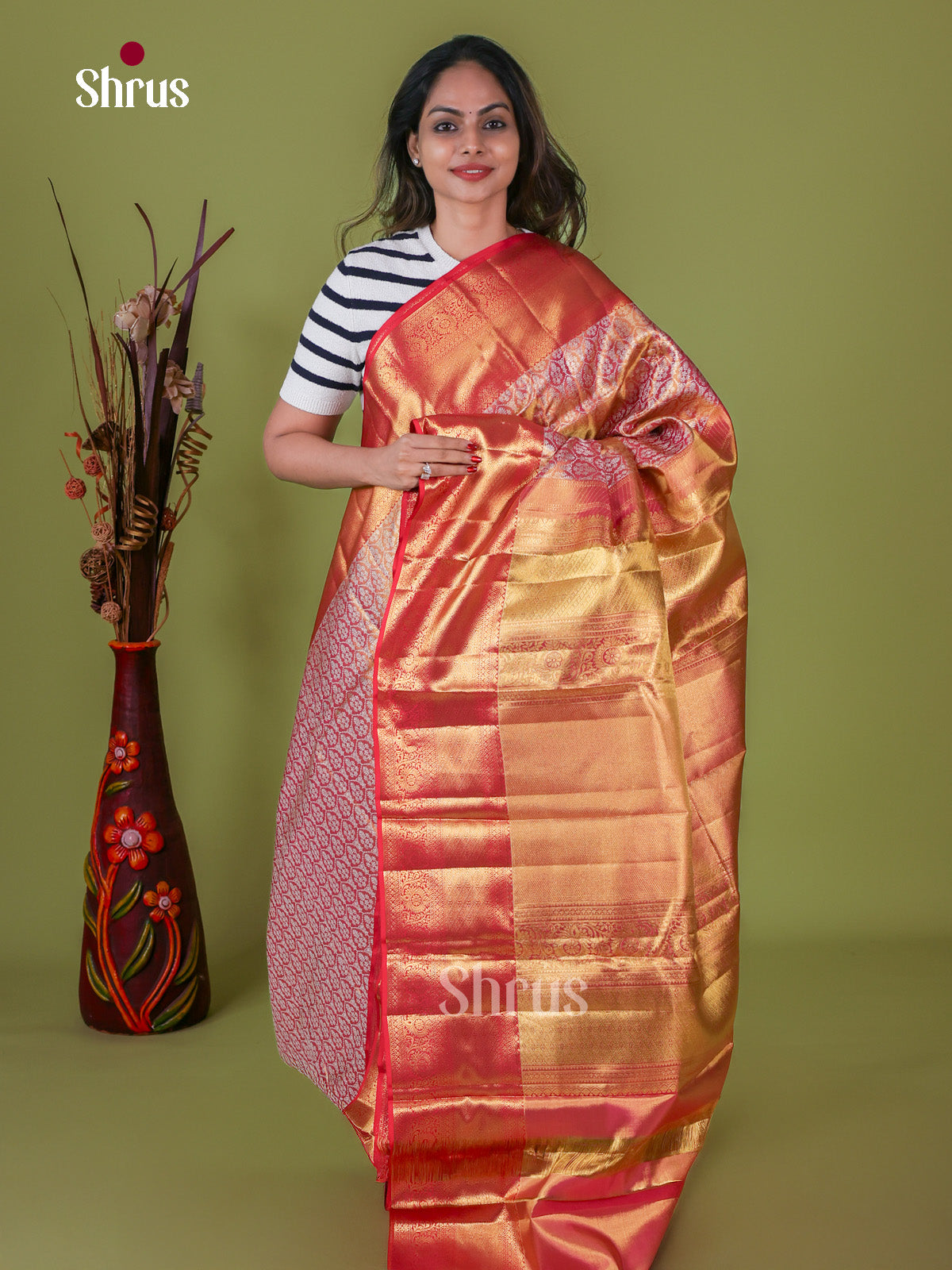 Kanchipuram silk Saree - EI08191