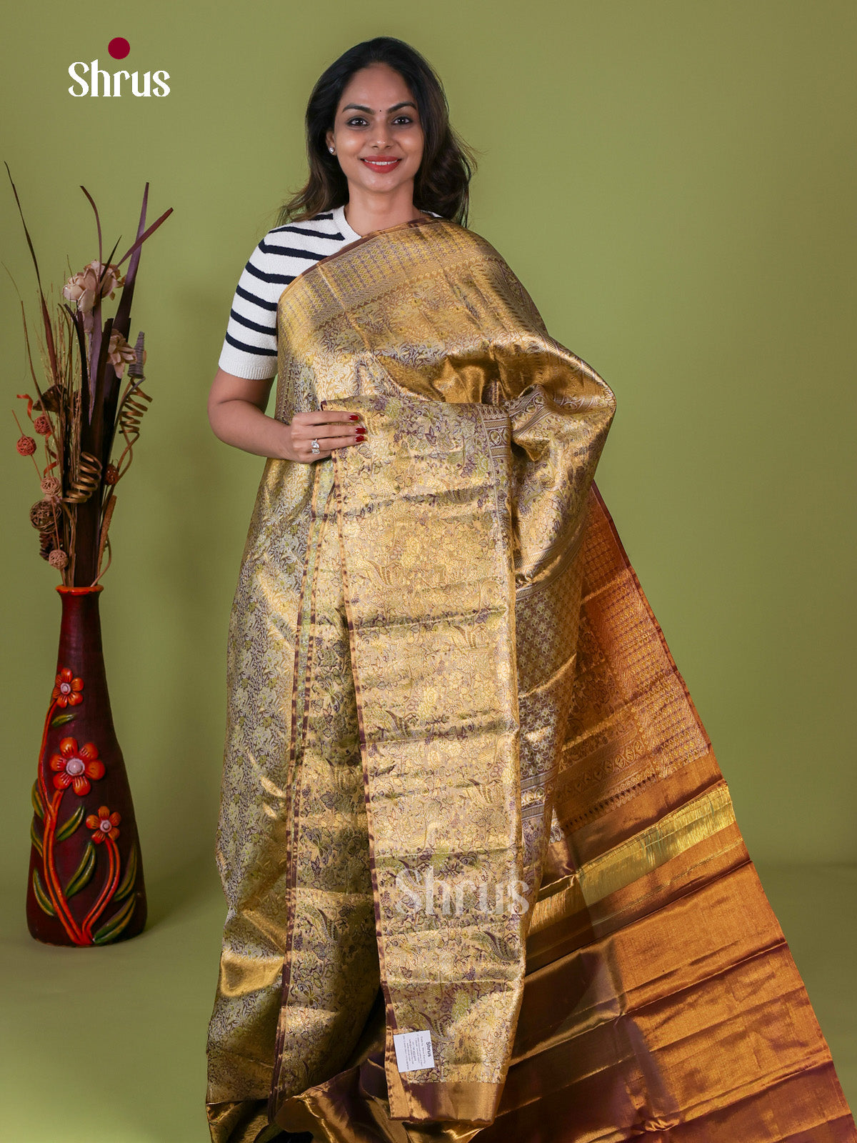 Kanchipuram silk Saree - EI08198