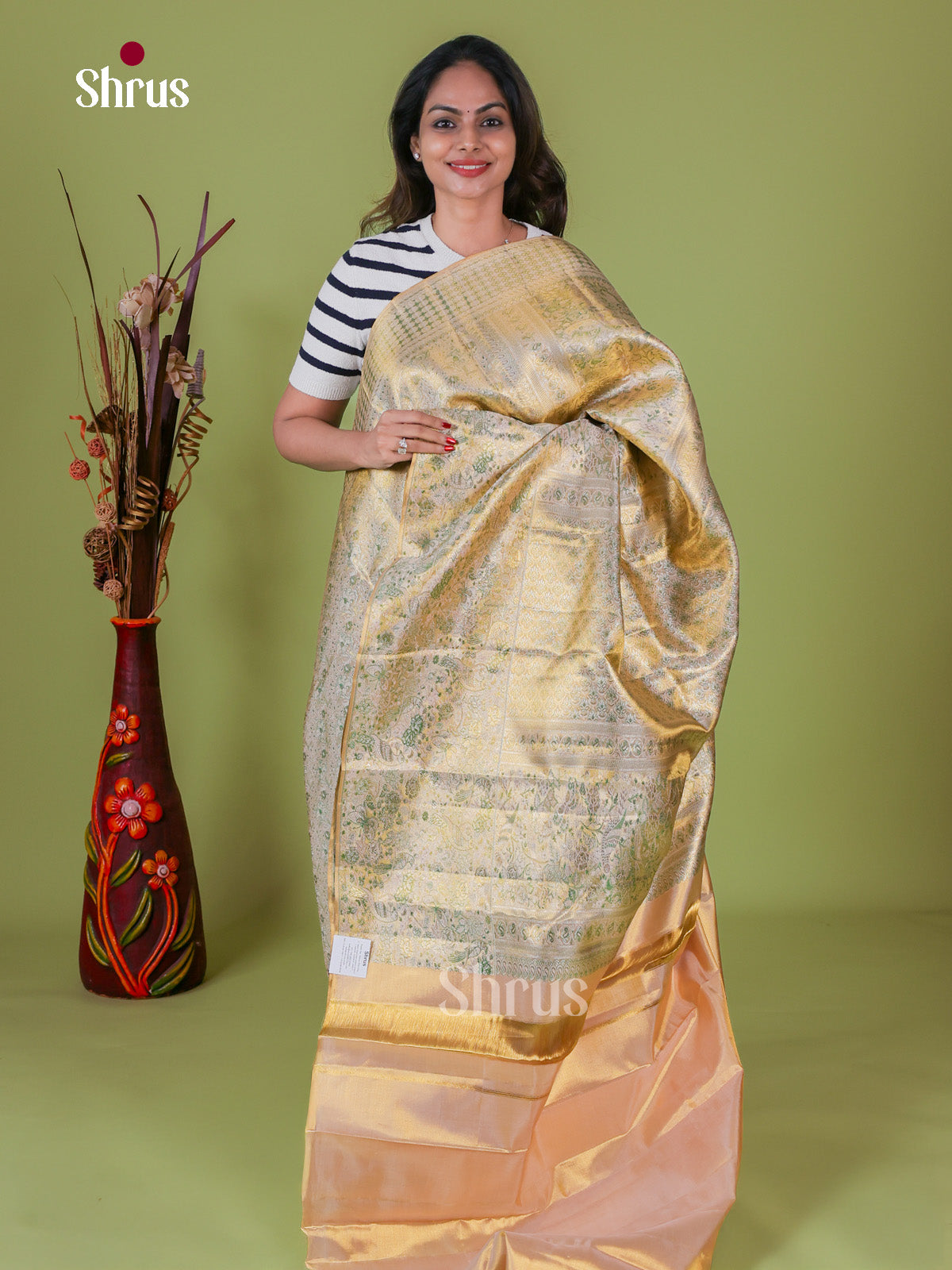 Kanchipuram silk Saree - EI08200