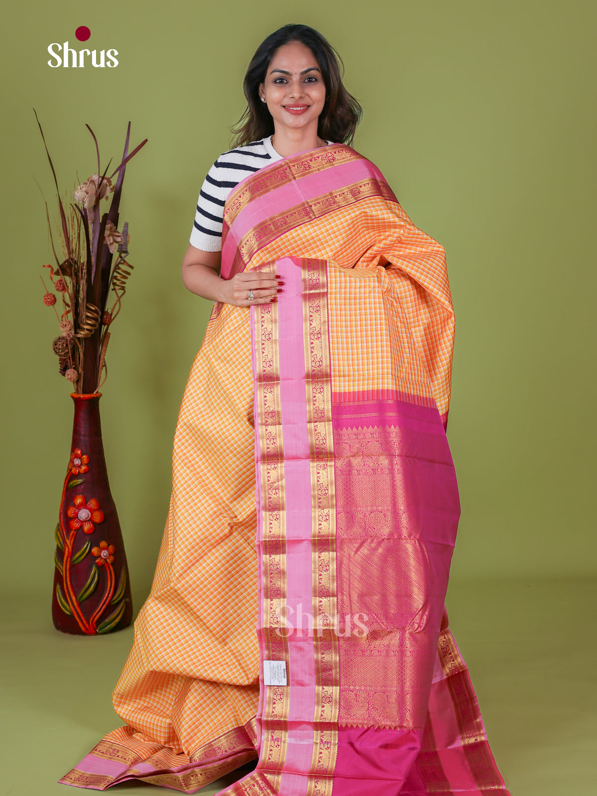 Kanchipuram silk Saree - EI08278