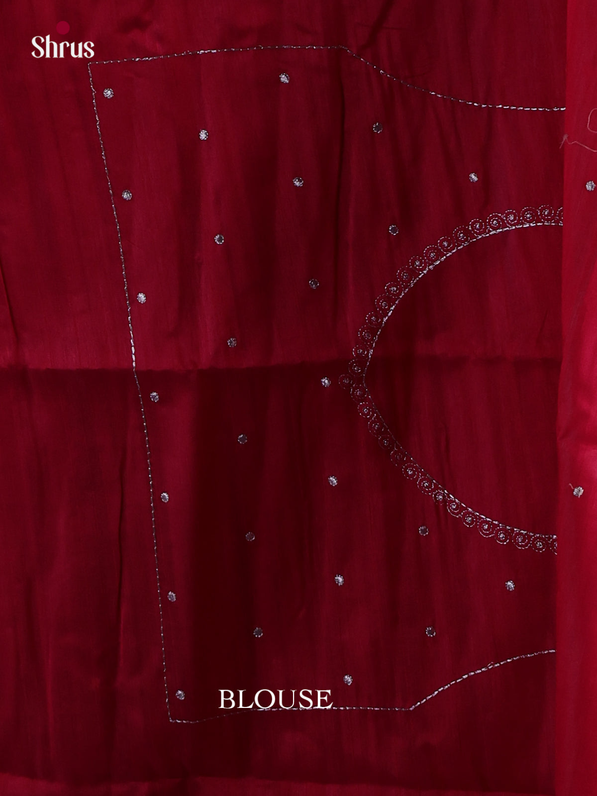 Semi Rawsilk Embroidery Saree - EI10048