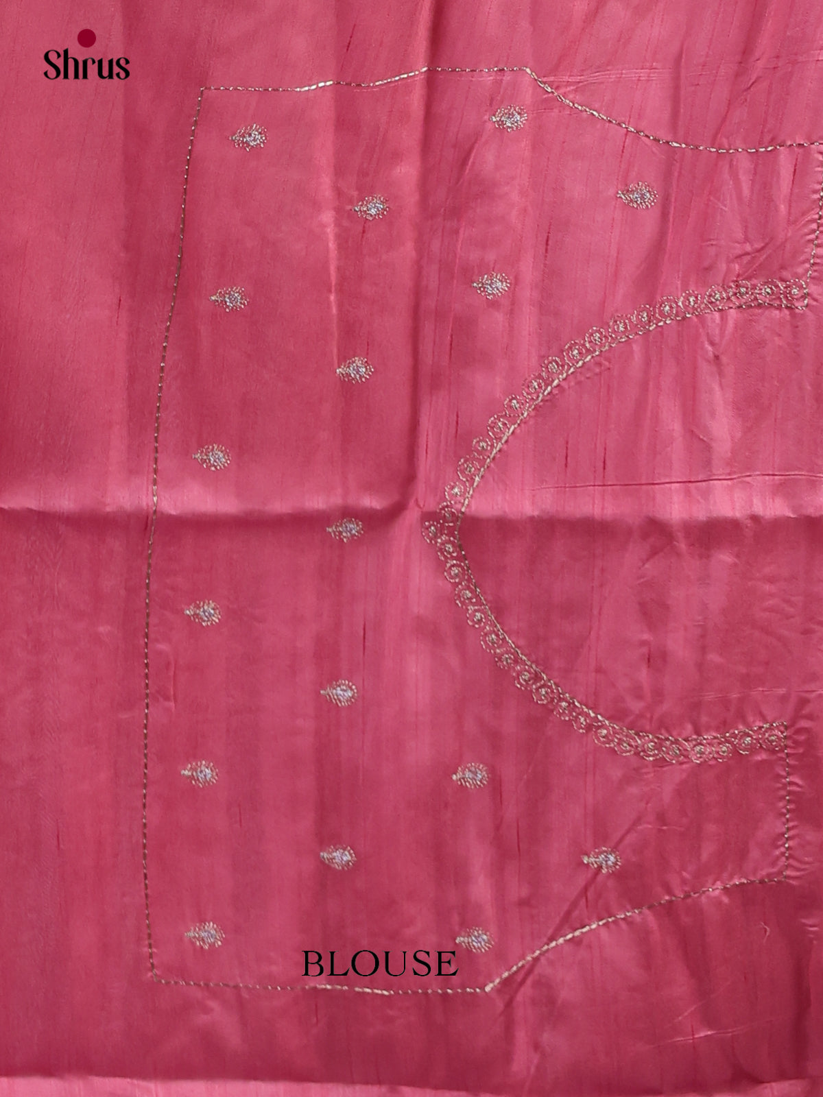 Semi Rawsilk Embroidery Saree - EI10078