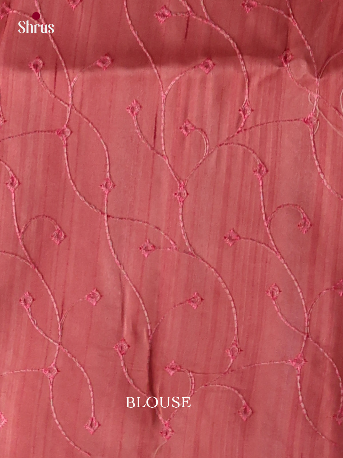 Semi Rawsilk Embroidery Saree - EI10105
