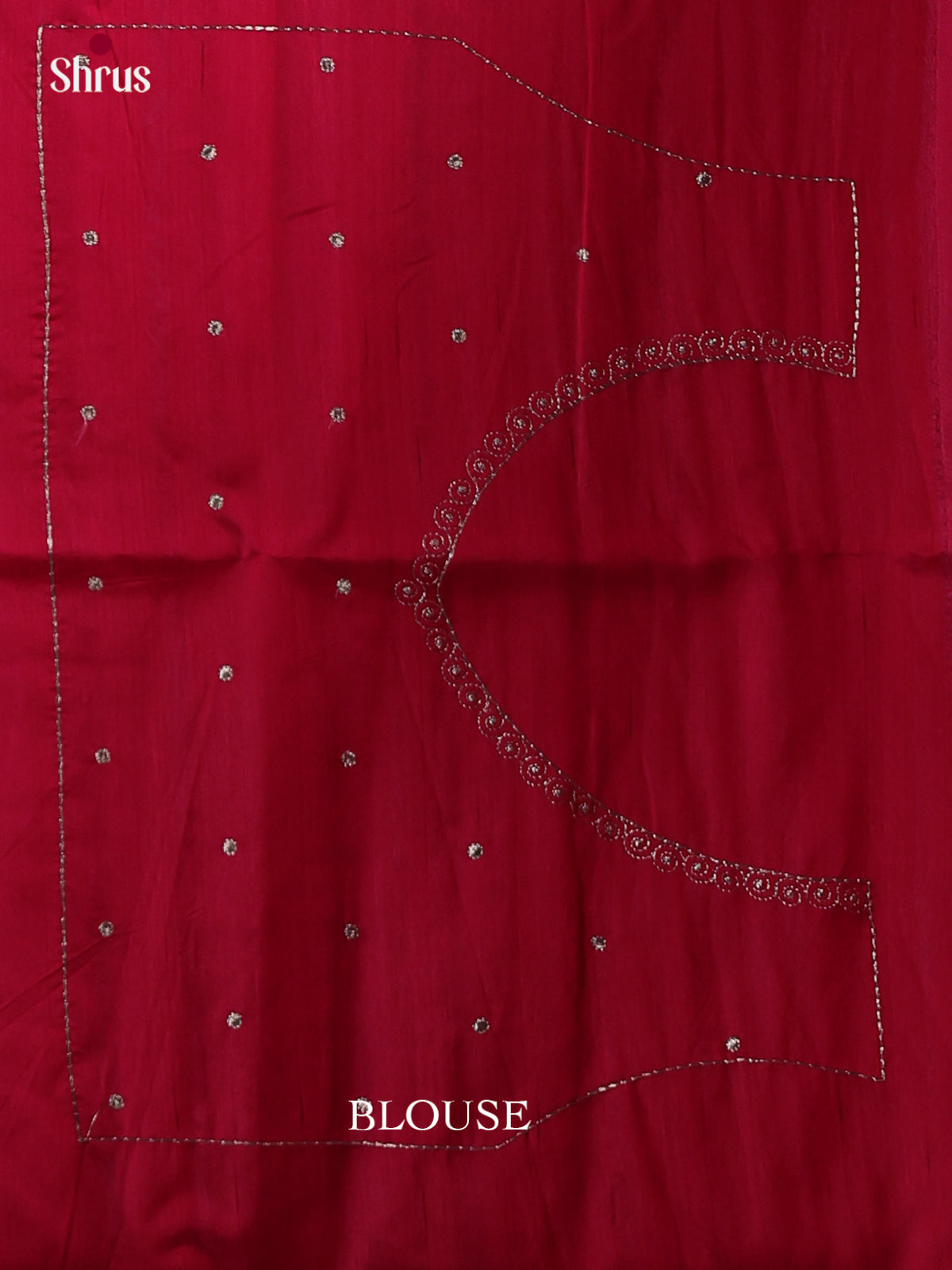 Semi Rawsilk Embroidery Saree - EI10125