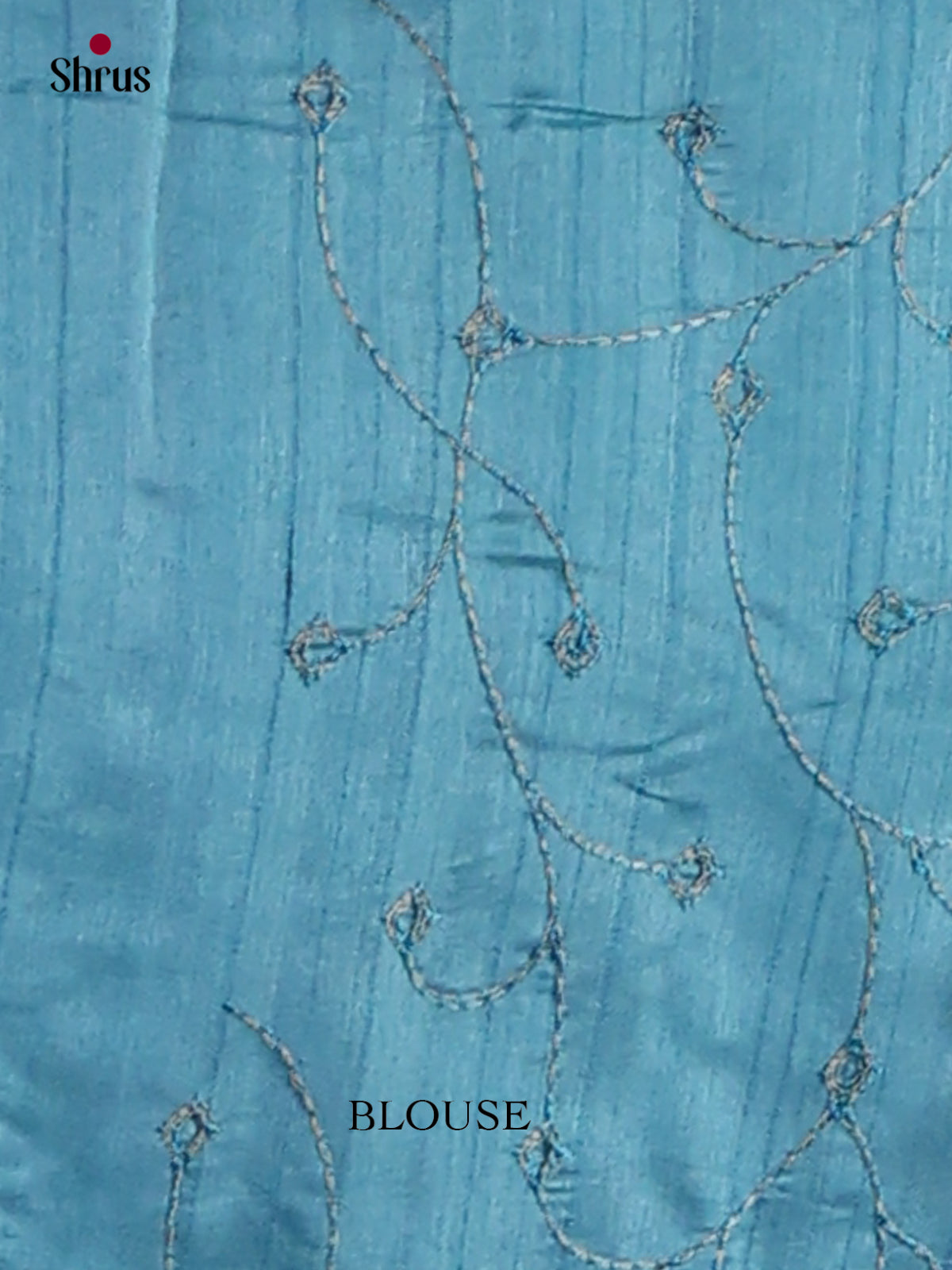 Semi Rawsilk Embroidery Saree - EI10148