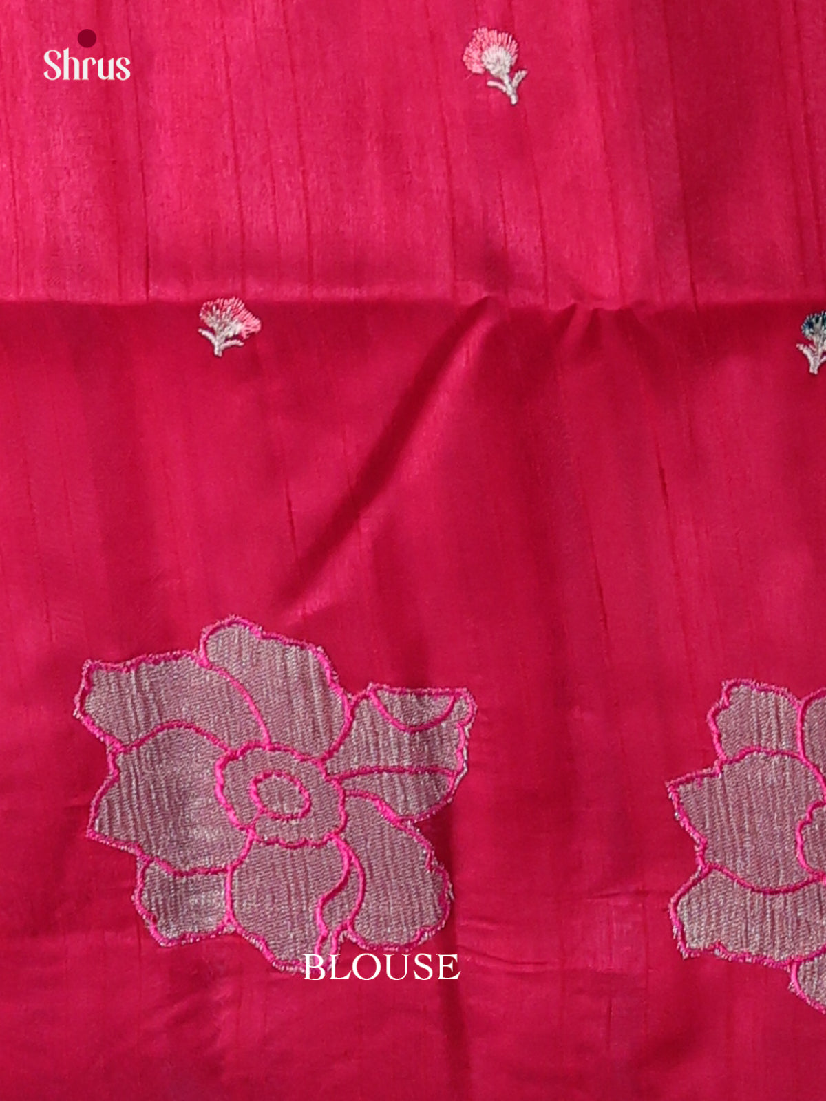 Semi Rawsilk Embroidery Saree - EI10271