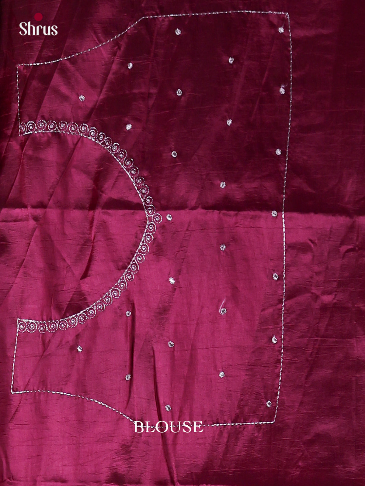 Semi Rawsilk Embroidery Saree - EI10575