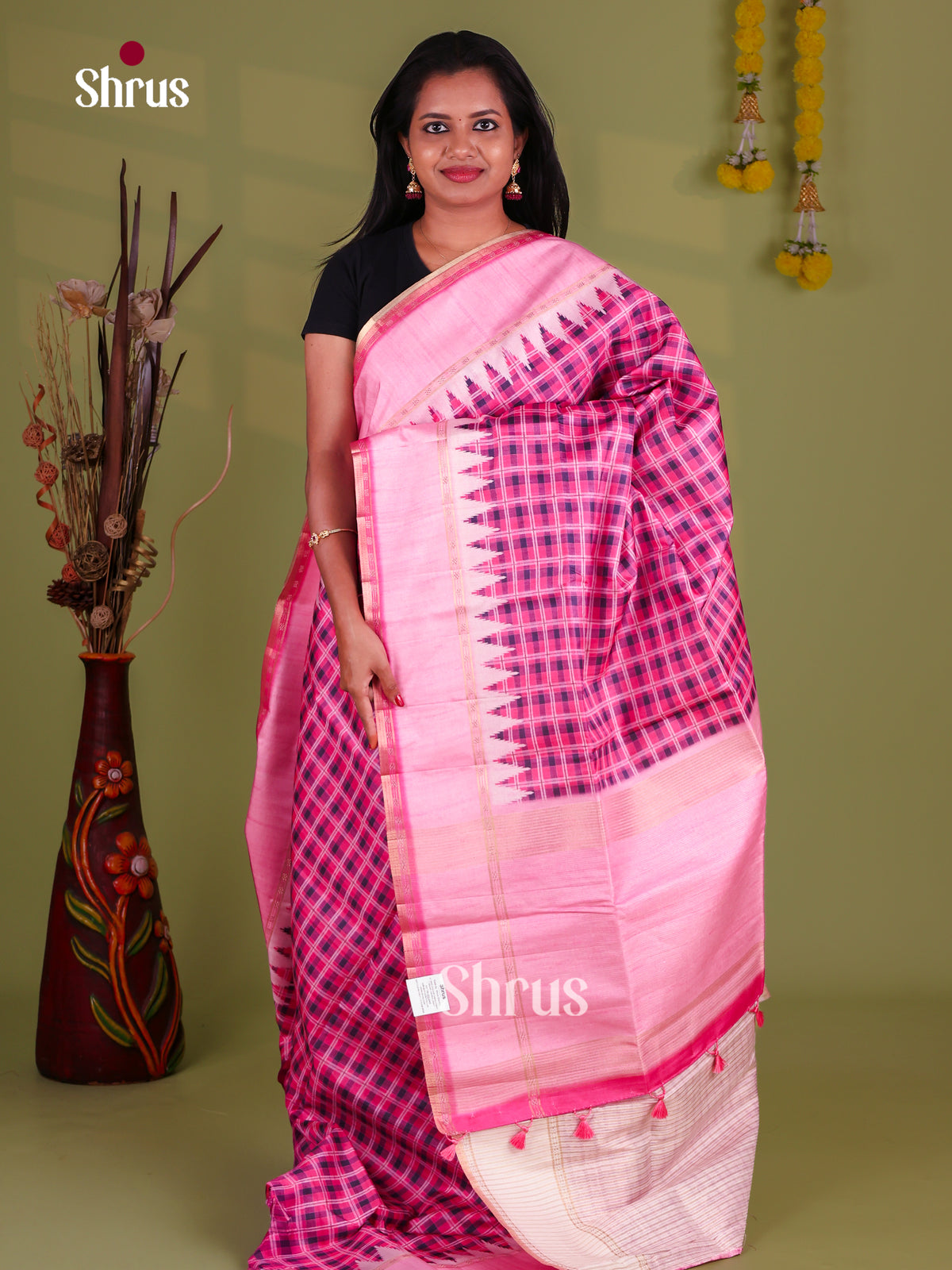 Semi Tussar Saree - EI10622