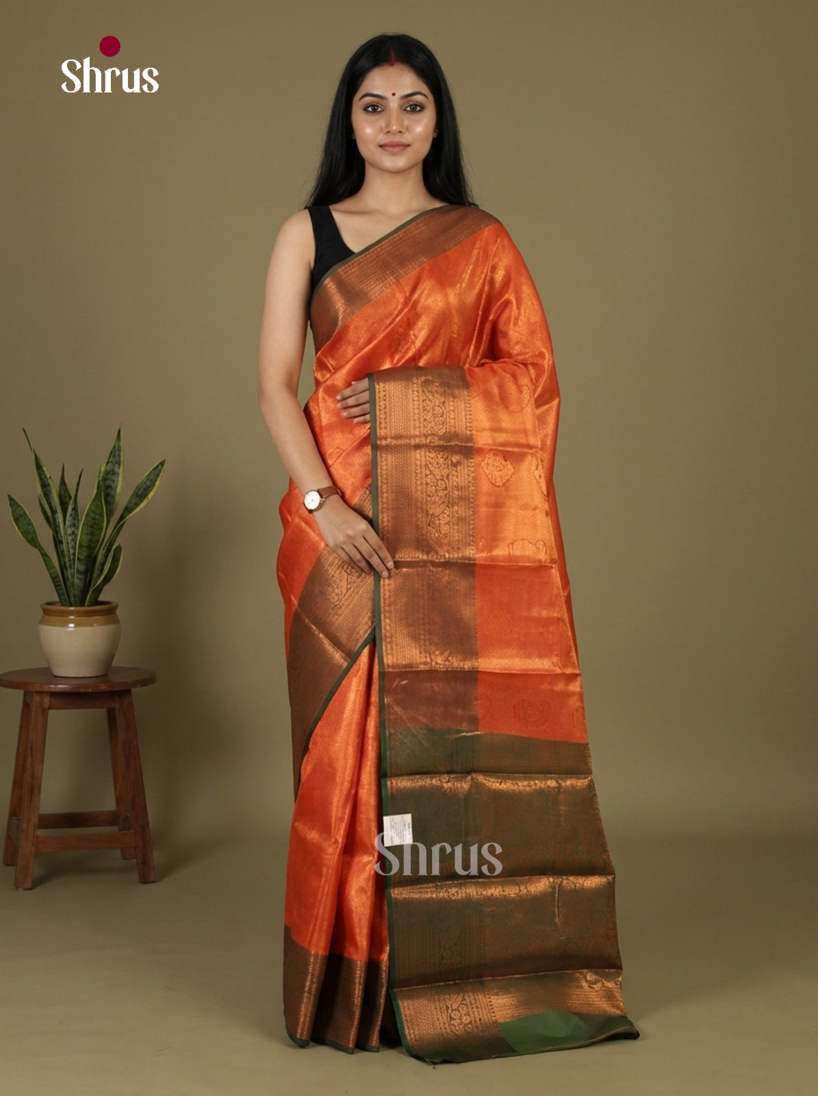 Semi Kanchipuram Saree - EI12025