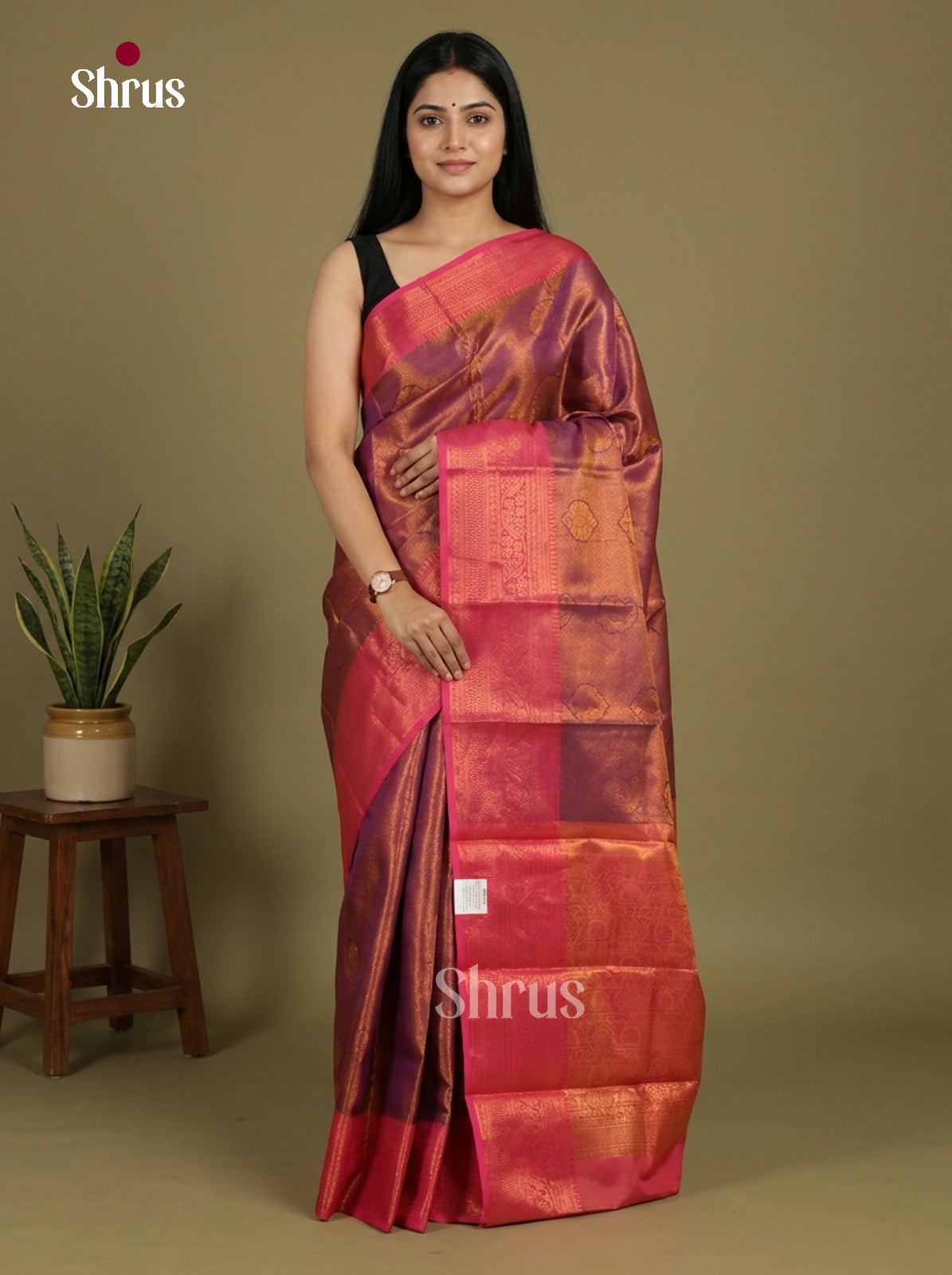 Semi Kanchipuram Saree - EI12029