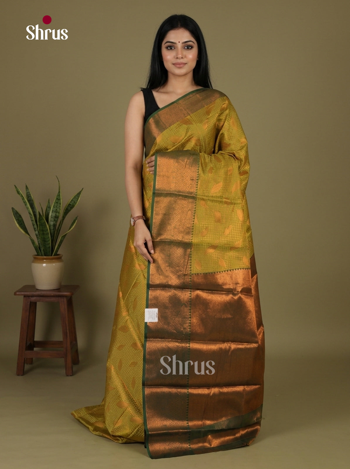 Semi Kanchipuram Saree - EI12048