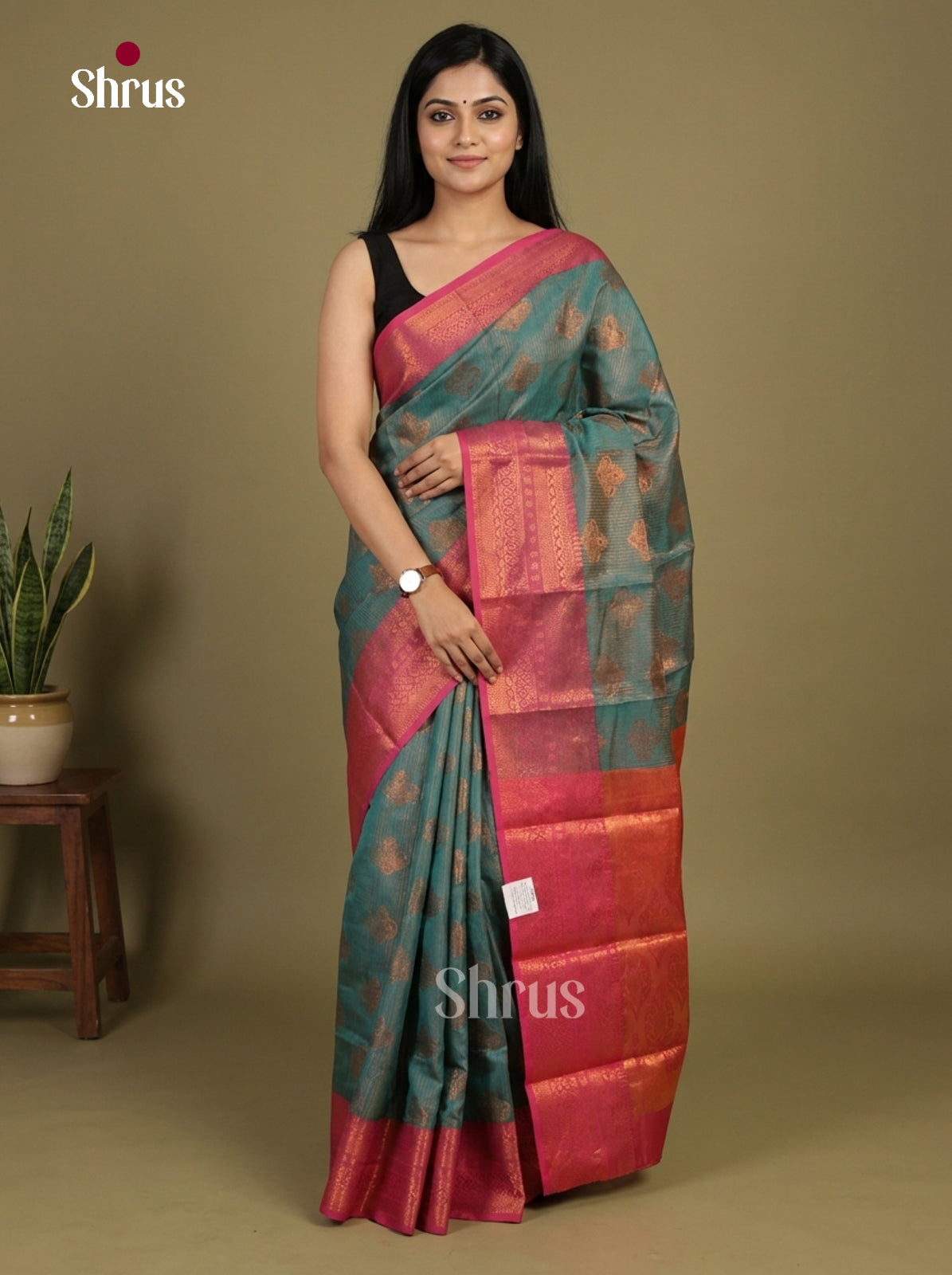 Semi Kanchipuram Saree - EI12049
