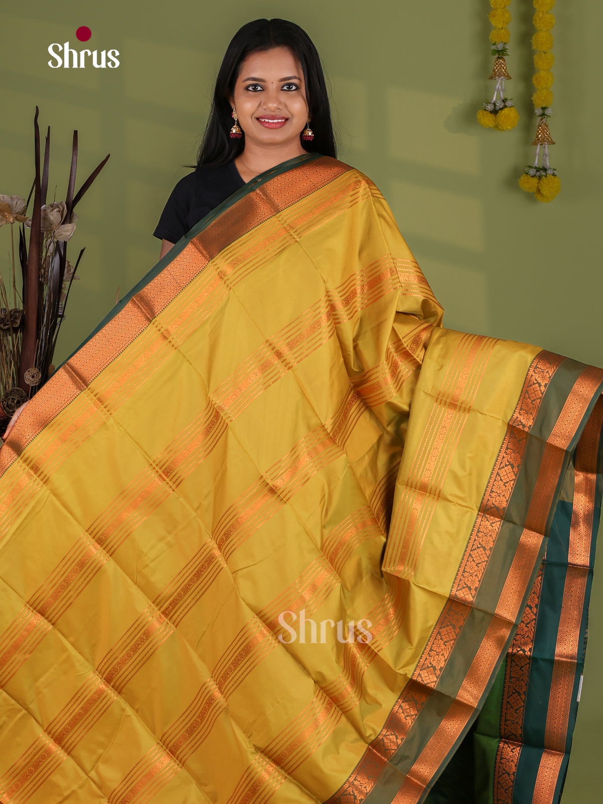 Semi Kanchipuram Saree - EI12121