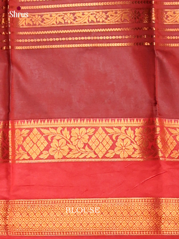 Semi Kanchipuram Saree - EI12124