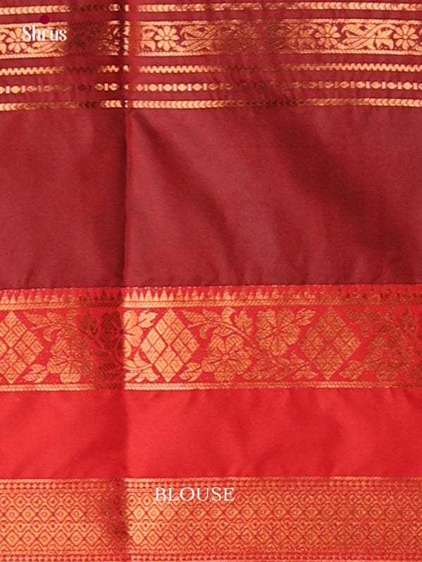 Semi Kanchipuram Saree - EI12125
