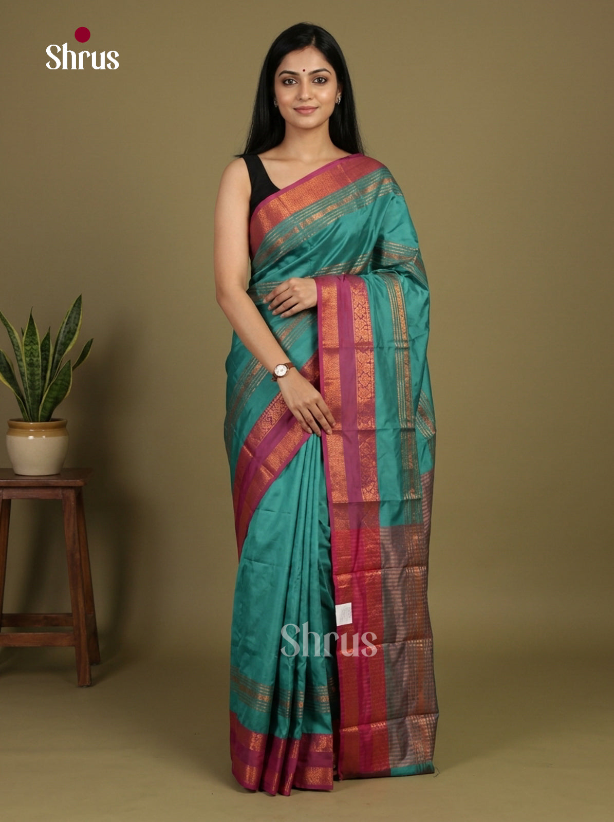 Semi Kanchipuram Saree - EI12126